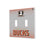 Anaheim Ducks Linen Hidden-Screw Light Switch Plate