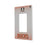 Anaheim Ducks Linen Hidden-Screw Light Switch Plate