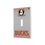 Anaheim Ducks Linen Hidden-Screw Light Switch Plate