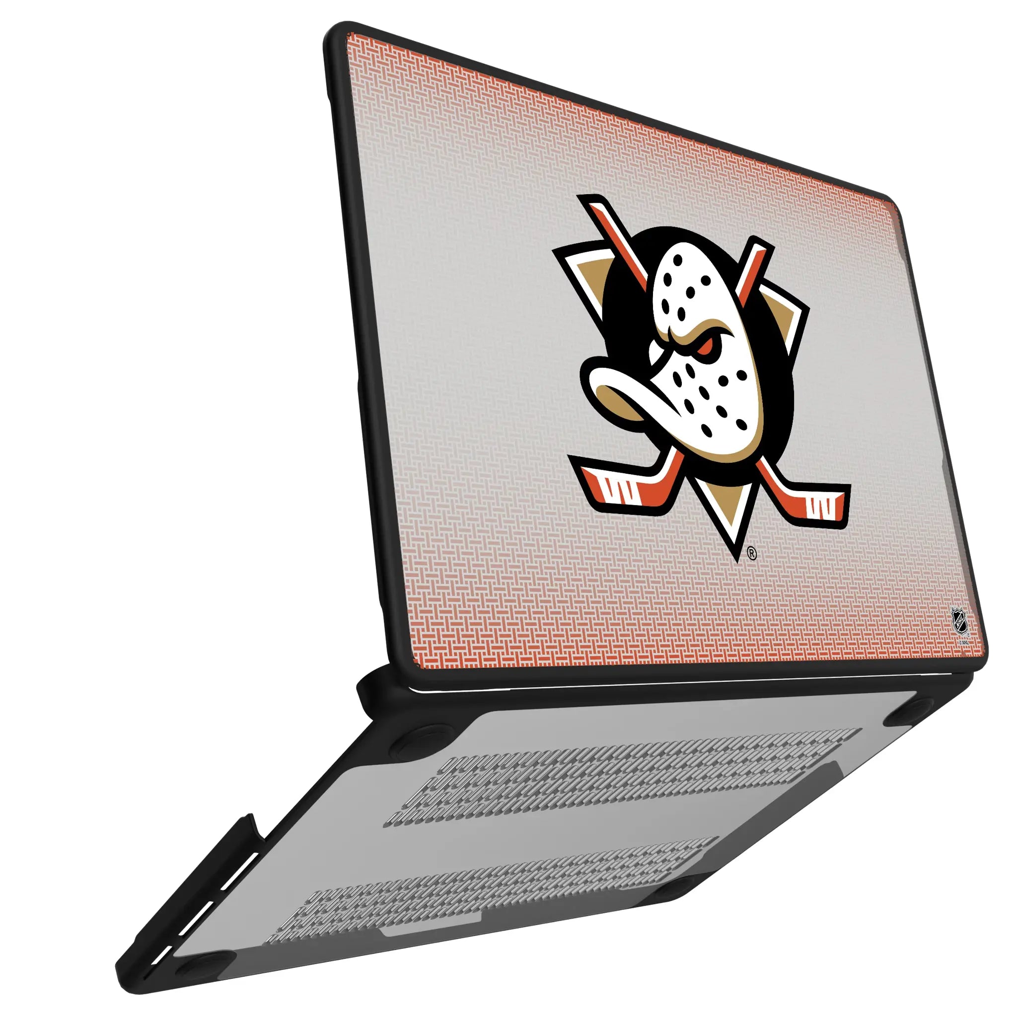 Anaheim Ducks Linen Laptop Case for Apple MacBook