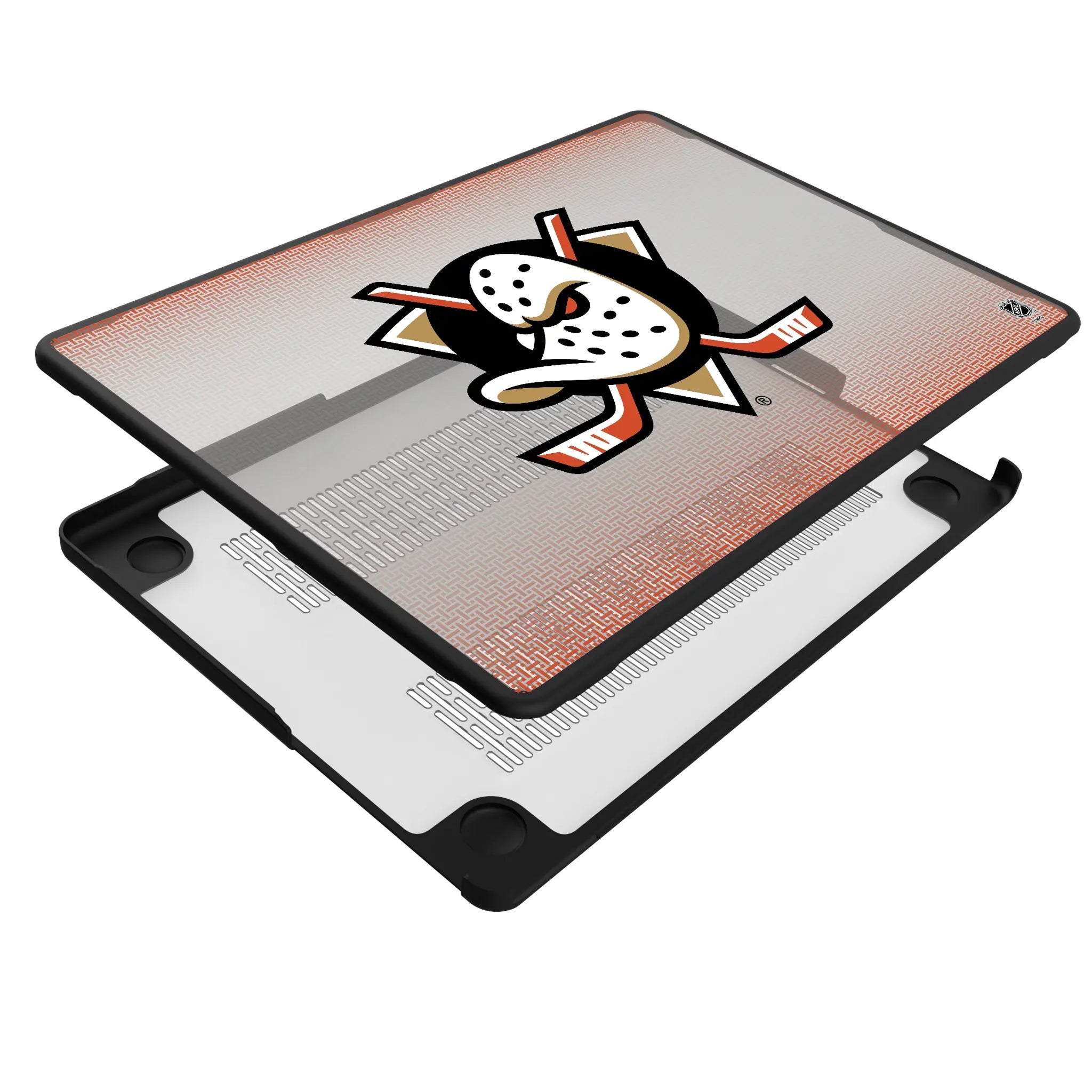 Anaheim Ducks Linen Laptop Case for Apple MacBook