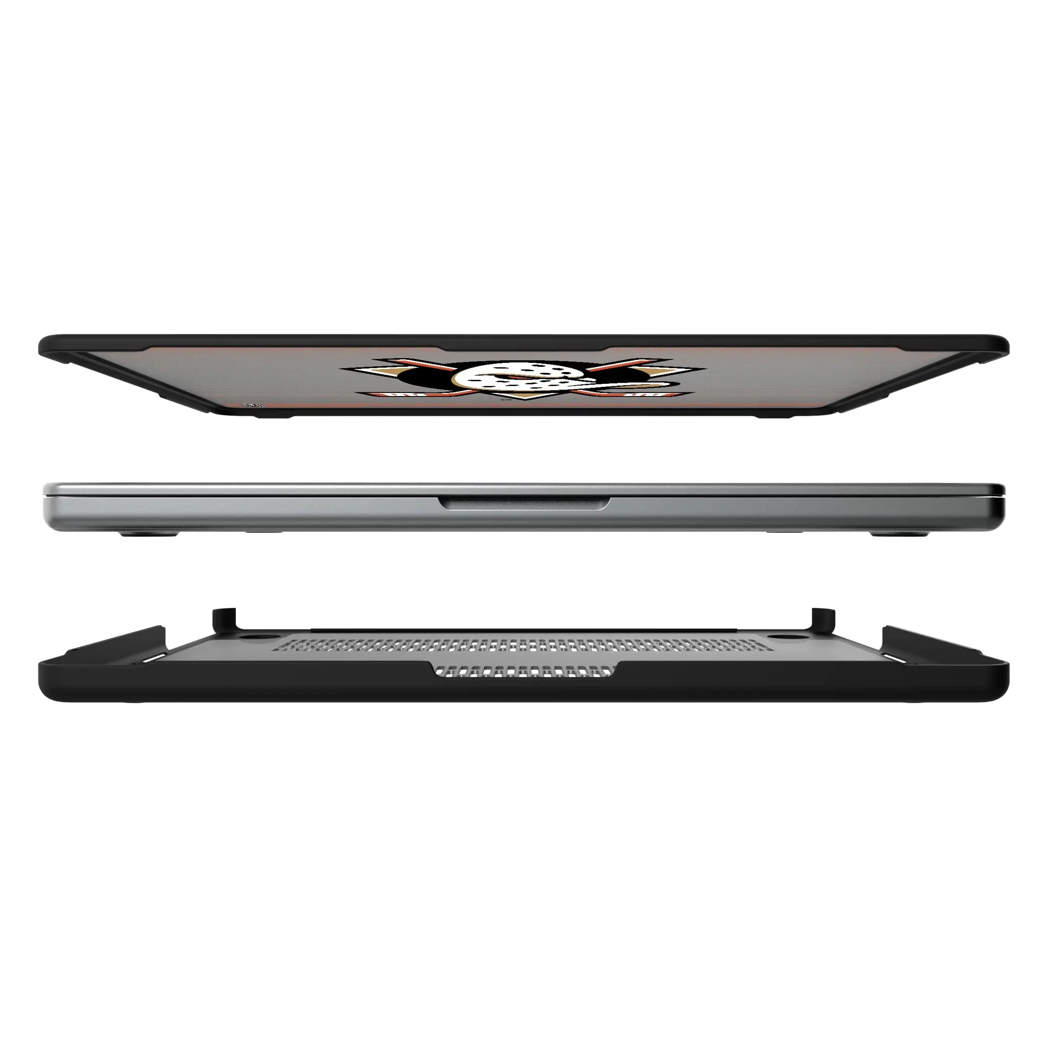 Anaheim Ducks Linen Laptop Case for Apple MacBook