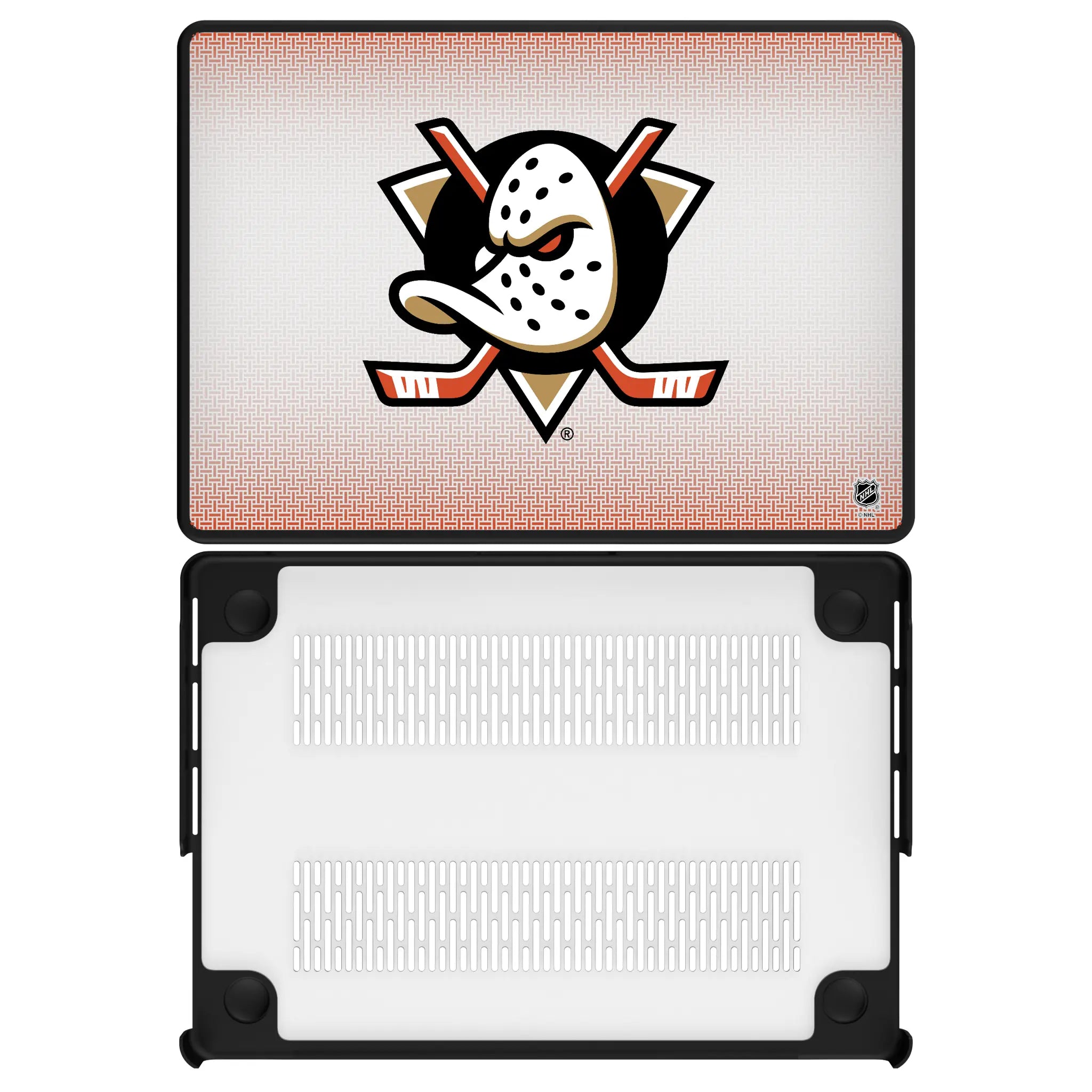 Anaheim Ducks Linen Laptop Case for Apple MacBook