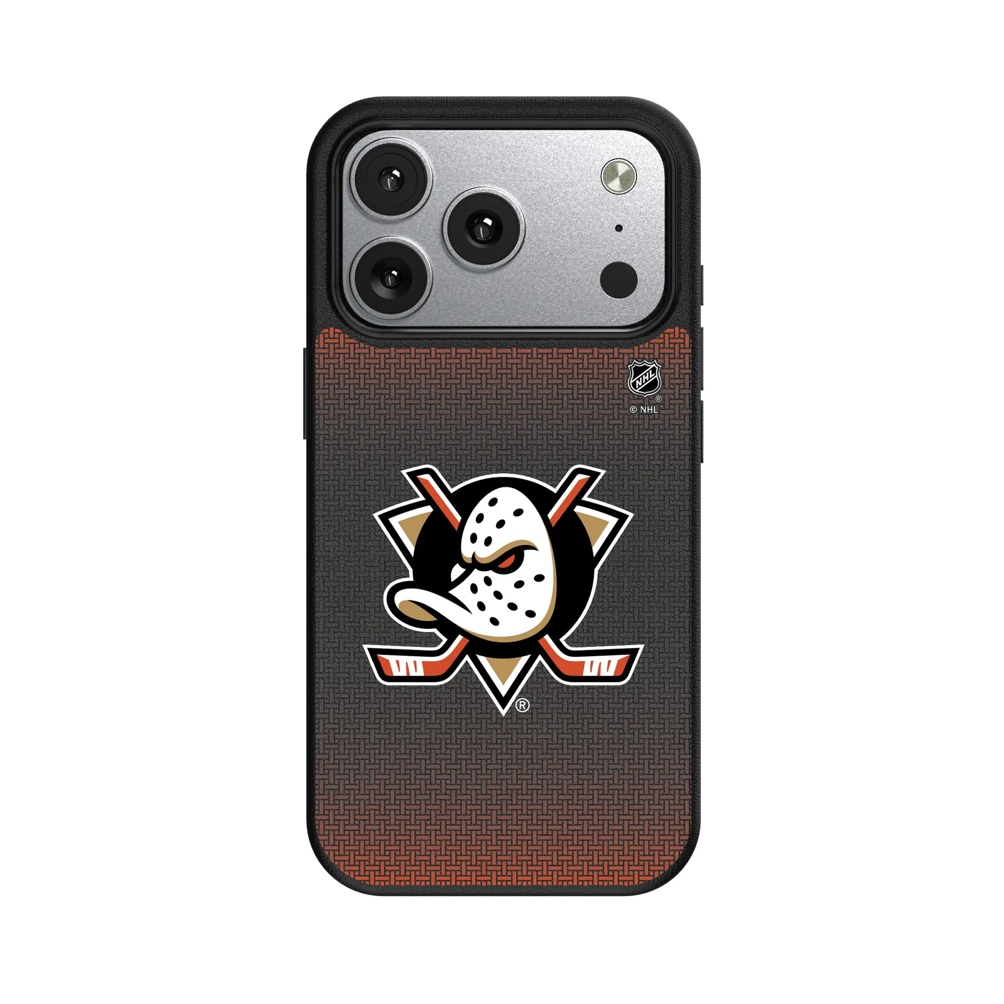 Anaheim Ducks Linen MagSafe Compatible Phone Case for Apple iPhone