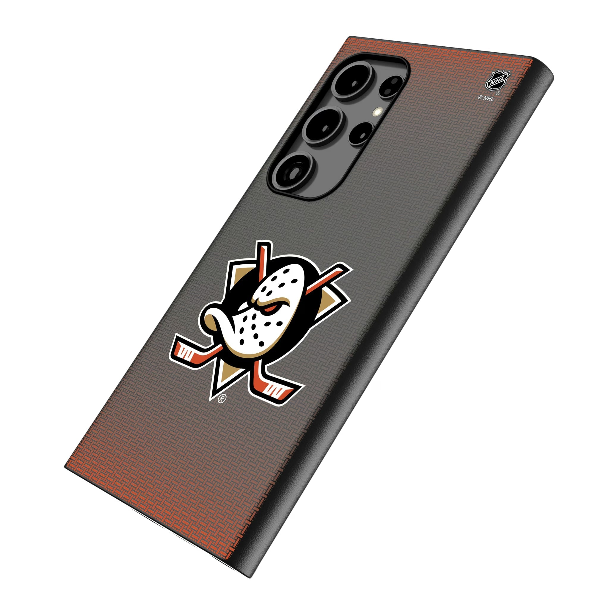Anaheim Ducks Linen MagSafe Compatible Phone Case for Samsung Galaxy