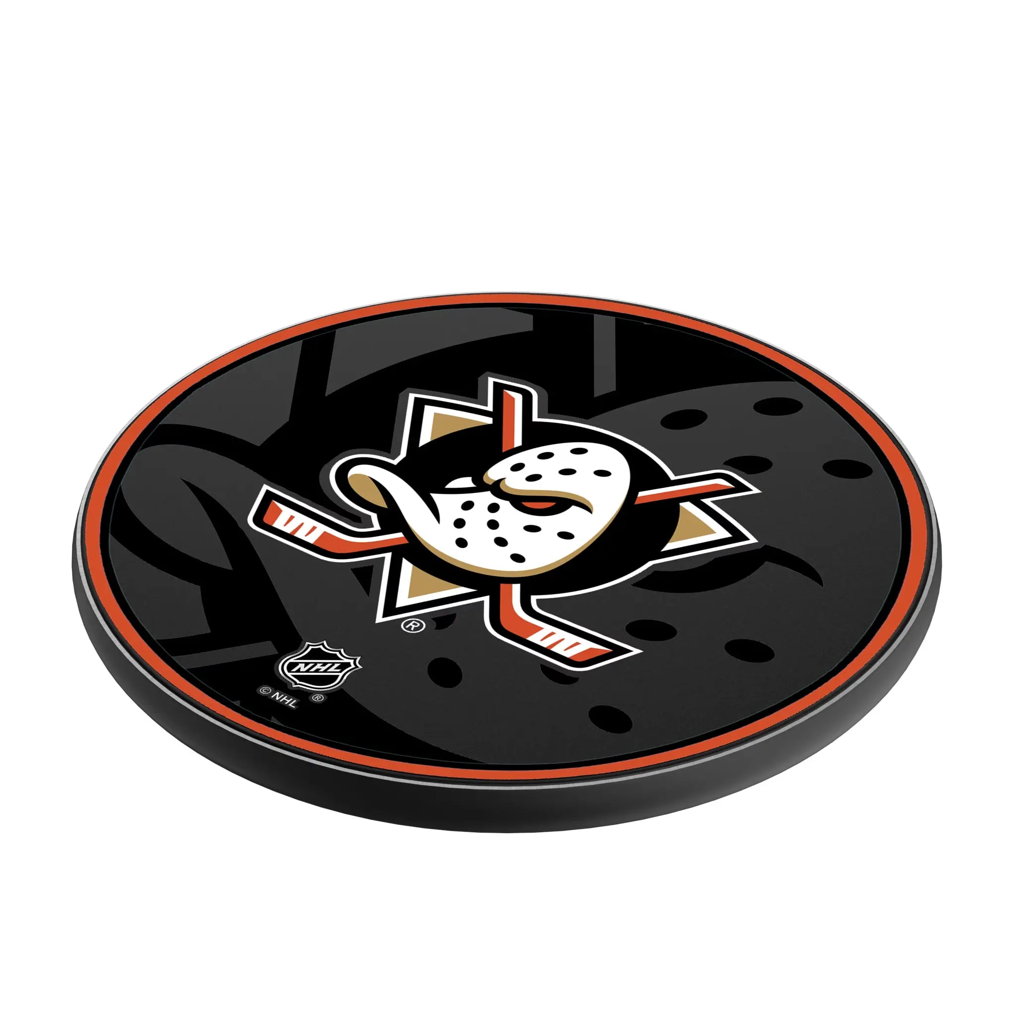 Anaheim Ducks Monocolor Tilt 15-Watt Wireless Charger