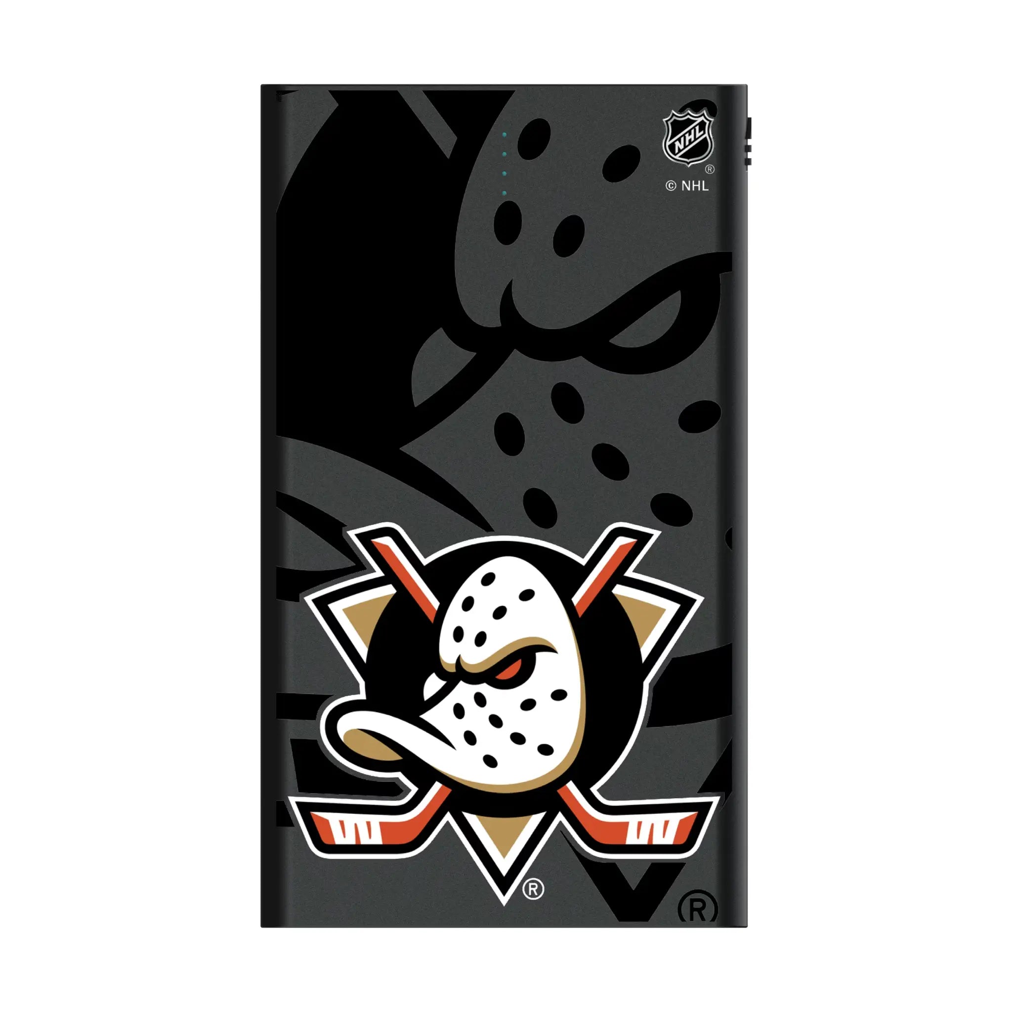 Anaheim Ducks Monocolor Tilt 5000mAh Flat Powerbank