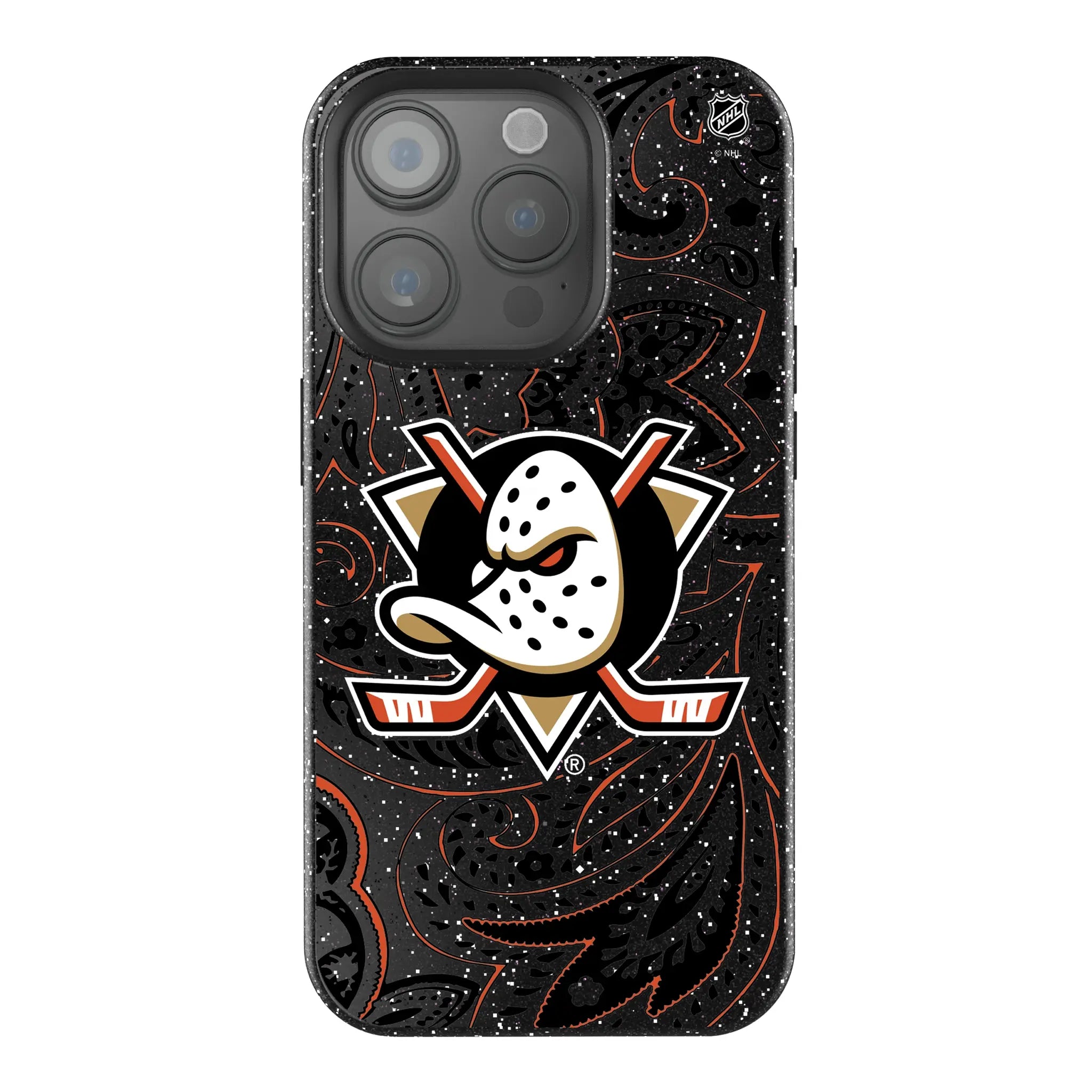 Anaheim Ducks Paisley Bling Phone Case