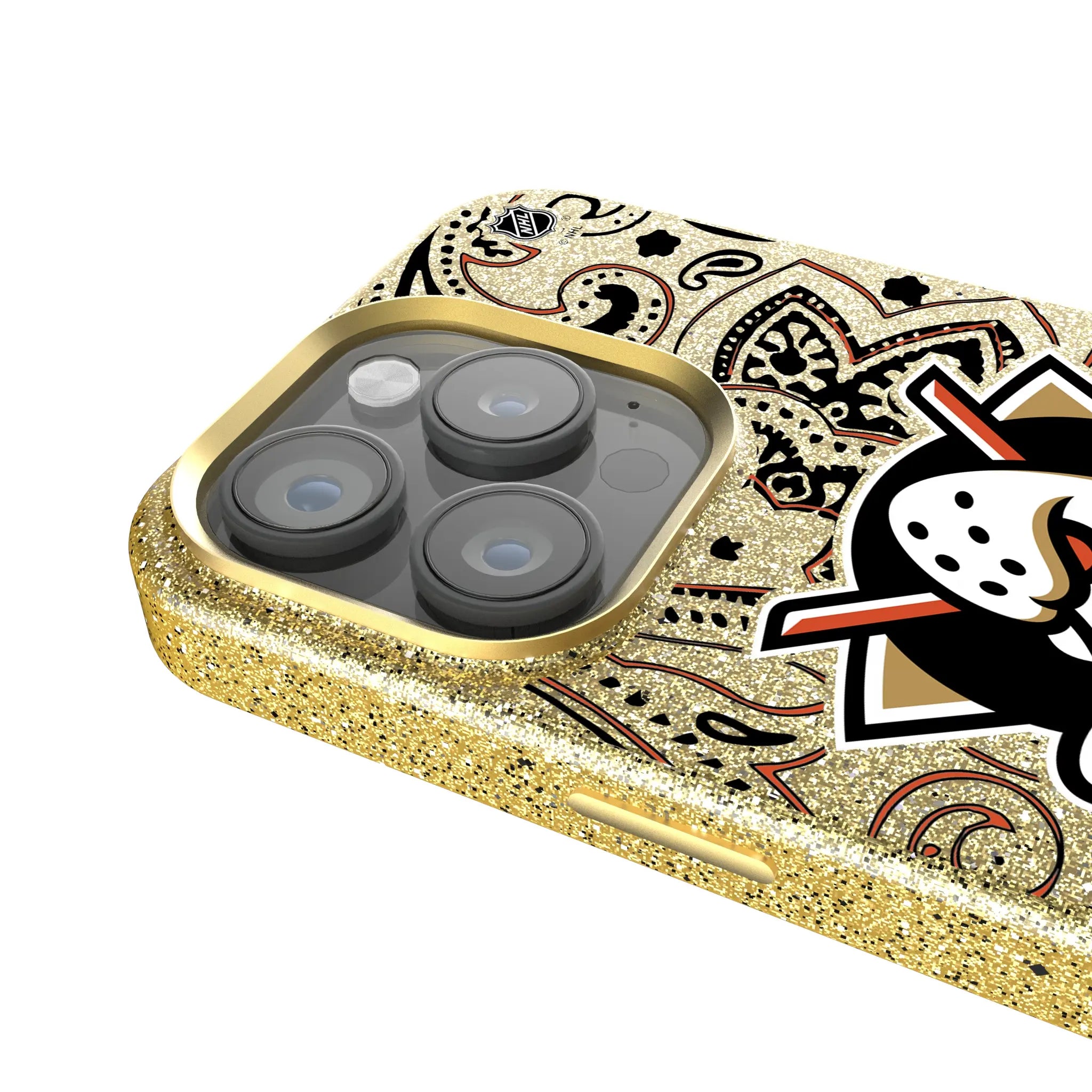 Anaheim Ducks Paisley Bling Phone Case
