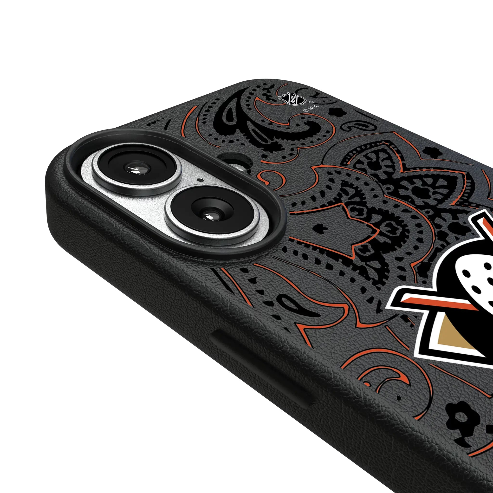 Anaheim Ducks Paisley MagSafe Compatible Phone Case for Apple iPhone