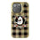 Anaheim Ducks Plaid Bling Phone Case