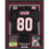 Framed Autographed/Signed Andre Rison 35x39 Atlanta Black Football Jersey Beckett BAS COA