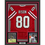 Framed Autographed/Signed Andre Rison 35x39 Atlanta Red Football Jersey Beckett BAS COA