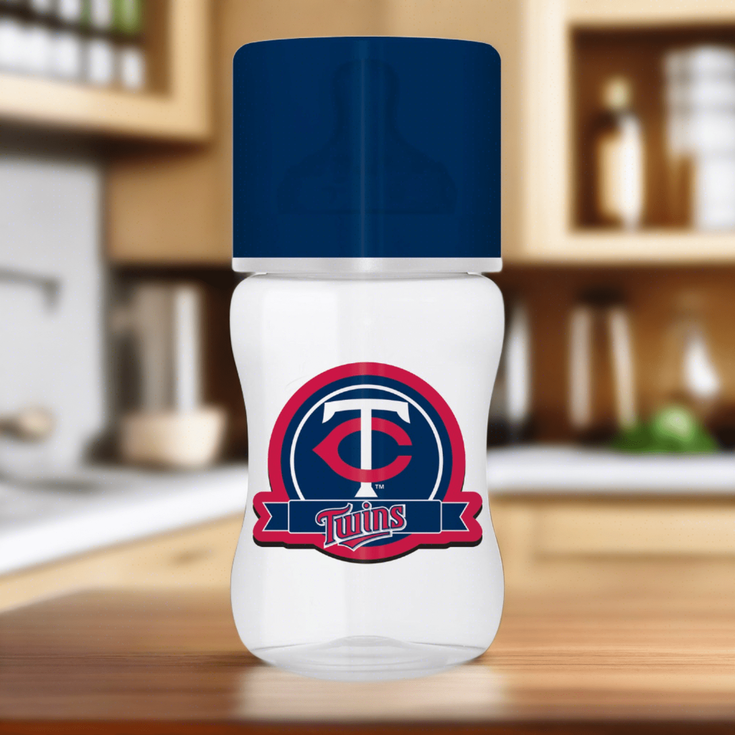 Minnesota Twins 9oz Baby Bottle - Sports Gifts, Sports Memorabilia, Sports Collectibles, Fan Shop
