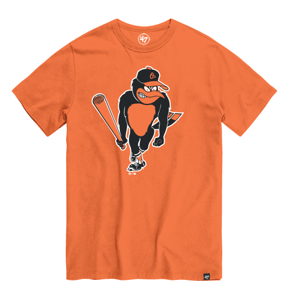 BALTIMORE ORIOLES COOPERSTOWN SIGNAL ORANGE IMPRINT FRANKLIN TEE MEN (Angry Bird) - Sports Collectibles, Sports Memorabilia, Sports Fan Shop, Sports Gifts