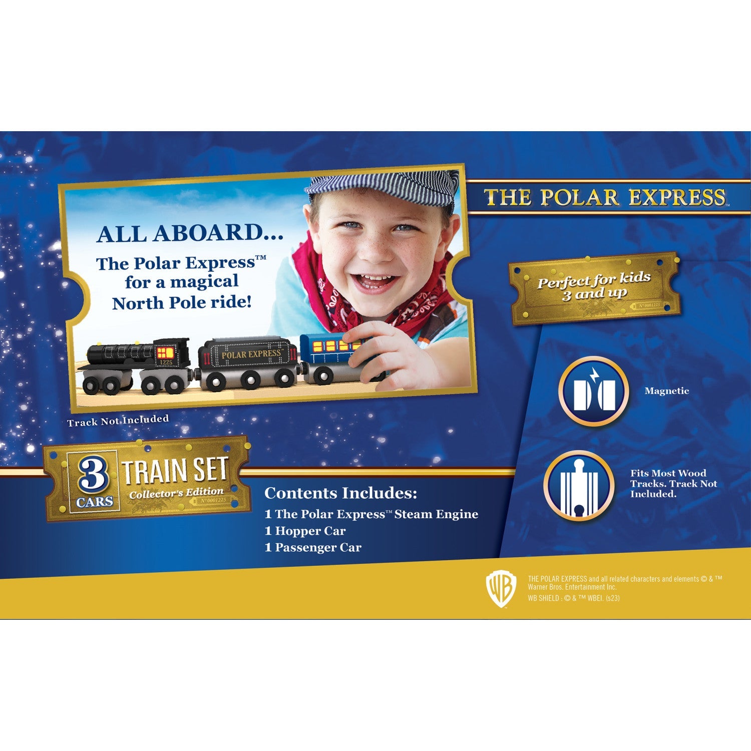 The Polar Express Toy Train Set - 757 Sports Collectibles