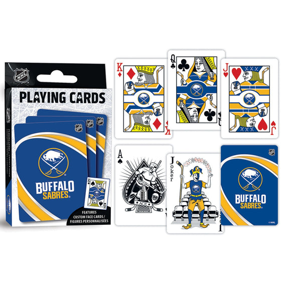 Buffalo Sabres Playing Cards - 54 Card Deck - 757 Sports Collectibles