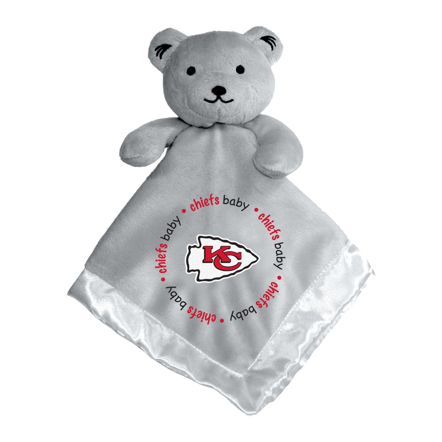 Kansas City Chiefs Security Bear - Gray - Sports Gifts, Sports Memorabilia, Sports Collectibles, Fan Shop