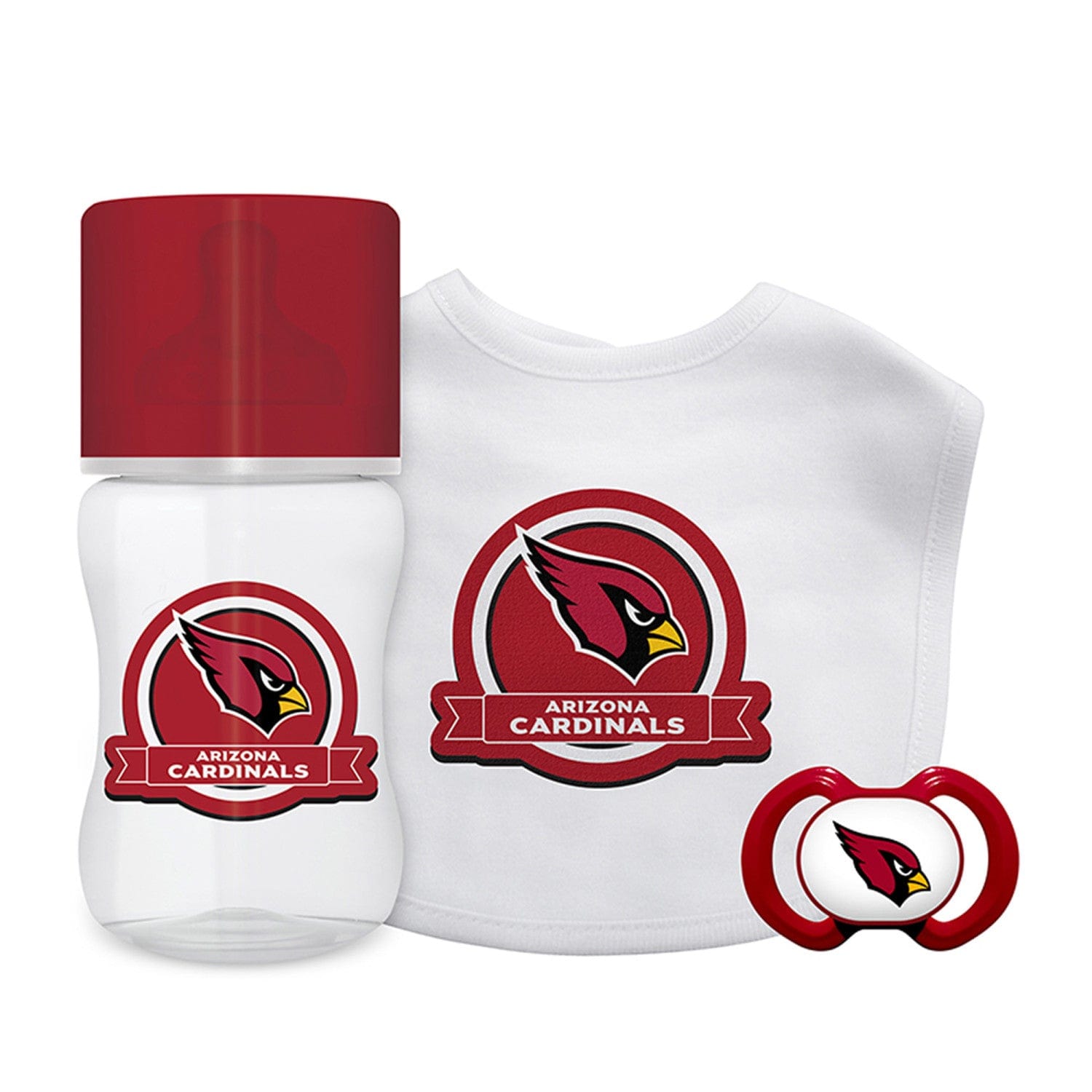 Arizona Cardinals 3-Piece Baby Gift Set - Sports Gifts, Sports Memorabilia, Sports Collectibles, Fan Shop