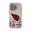 Arizona Cardinals Confetti Clear Phone Case for Apple iPhone