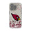 Arizona Cardinals Confetti Clear Phone Case for Apple iPhone