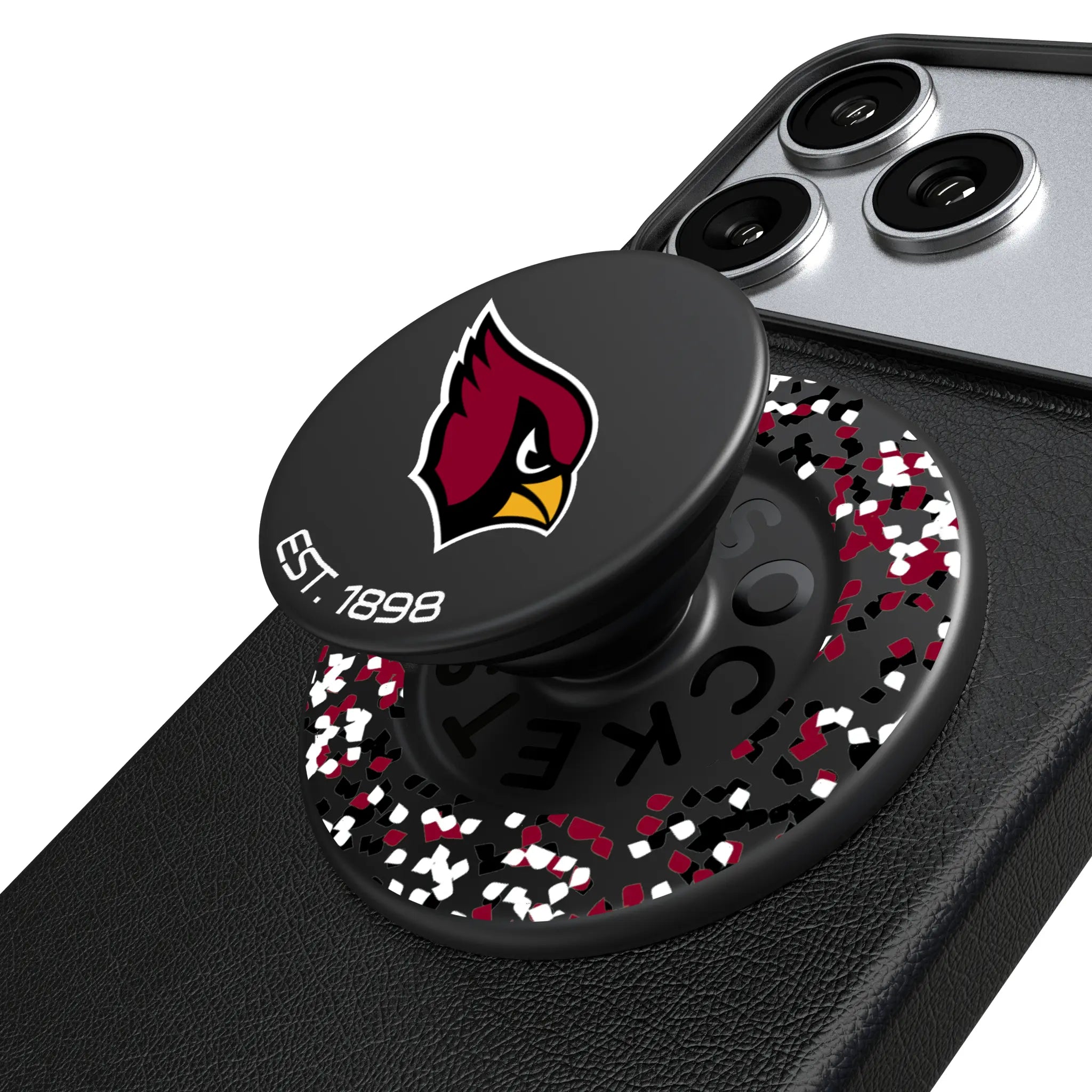 Arizona Cardinals Confetti PopSockets Magnetic Phone Grip and Stand