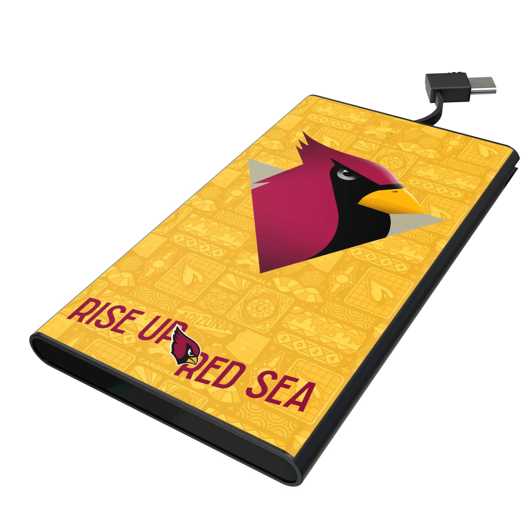 Arizona Cardinals Deco 5000mAh Flat Powerbank