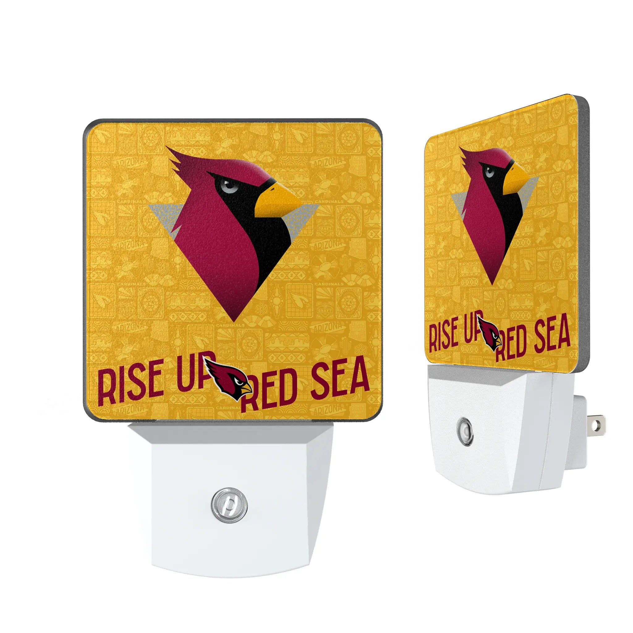 Arizona Cardinals 2024 Illustrated Limited Edition Night Light 2-Pack