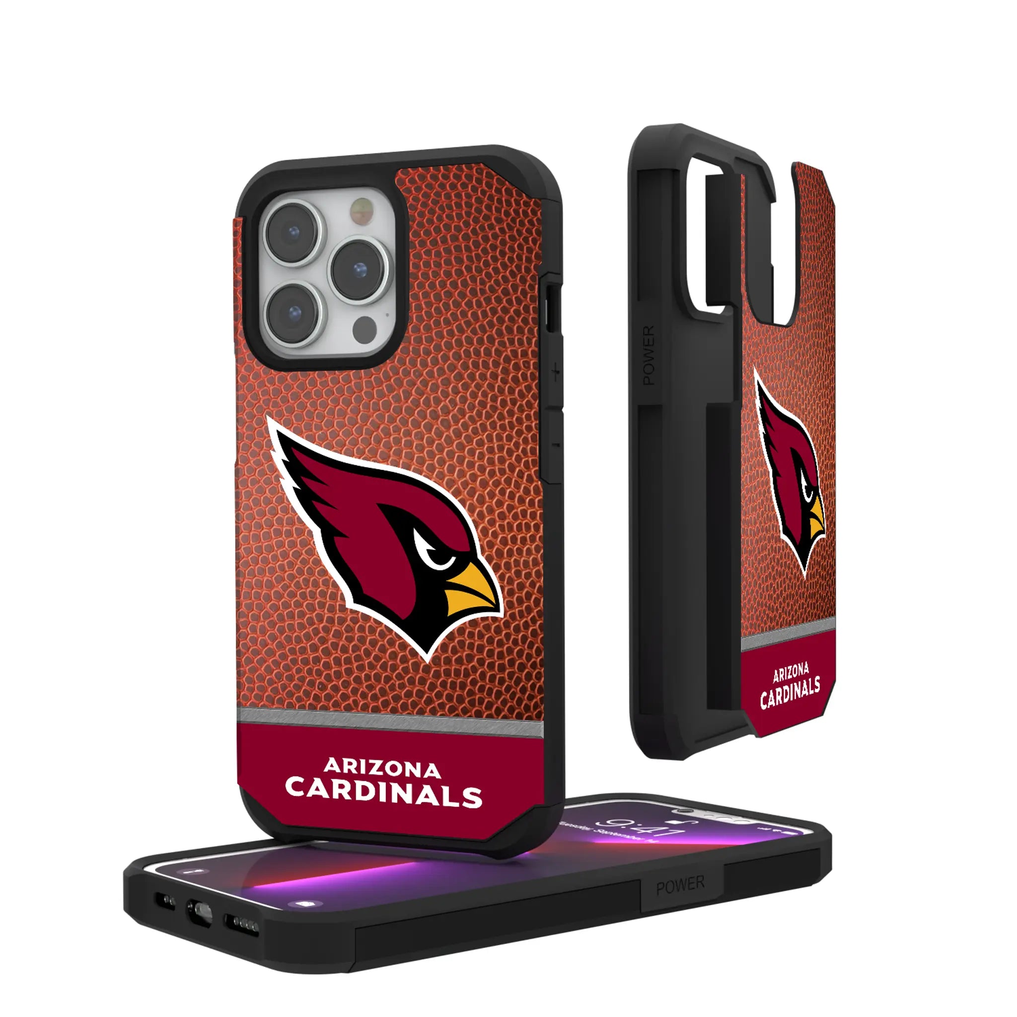 Arizona Cardinals Football Wordmark Rugged Phone Case