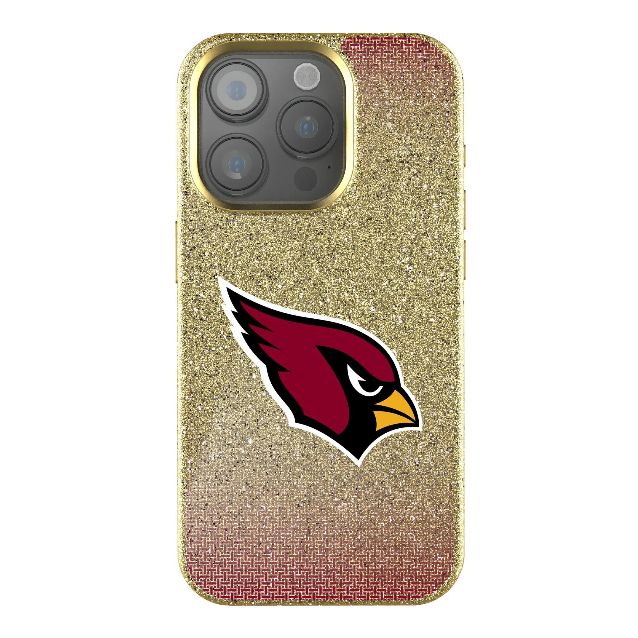 Arizona Cardinals Linen Bling Phone Case for Apple iPhone