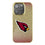 Arizona Cardinals Linen Bling Phone Case for Apple iPhone