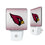 Arizona Cardinals Linen Night Light 2-Pack