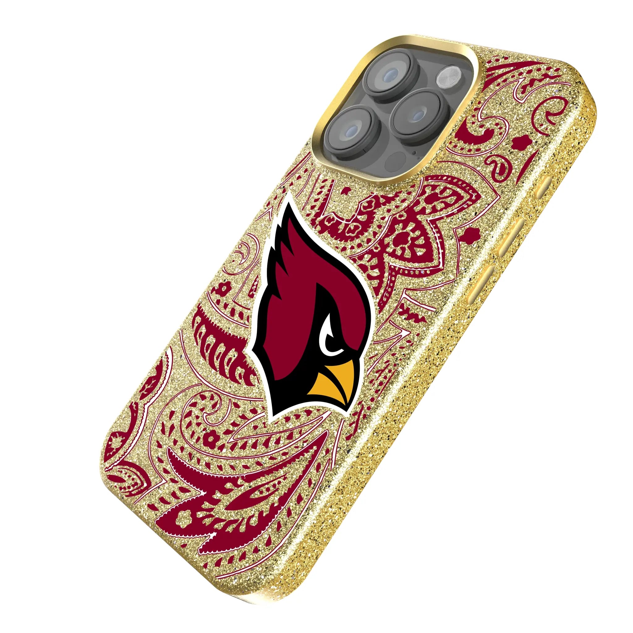 Arizona Cardinals Paisley Bling Phone Case