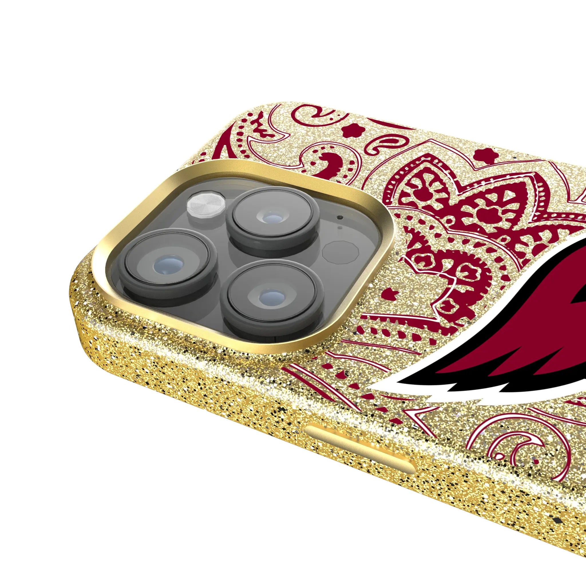 Arizona Cardinals Paisley Bling Phone Case