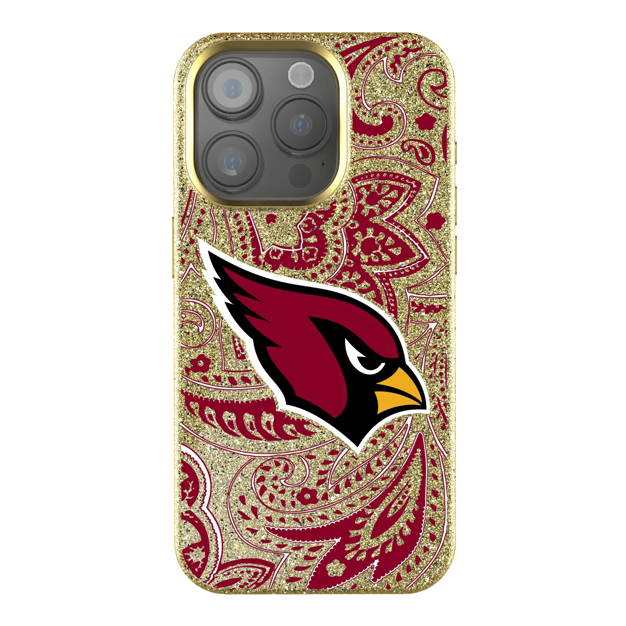 Arizona Cardinals Paisley Bling Phone Case