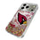 Arizona Cardinals Paisley Glitter Phone Case