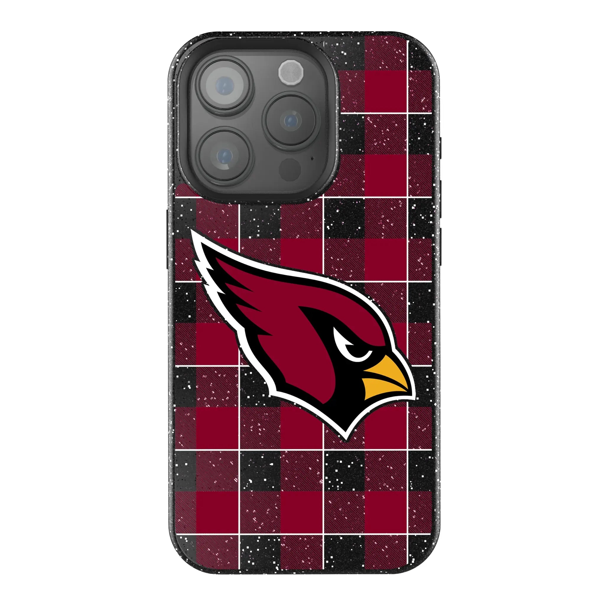 Arizona Cardinals Plaid Bling Phone Case