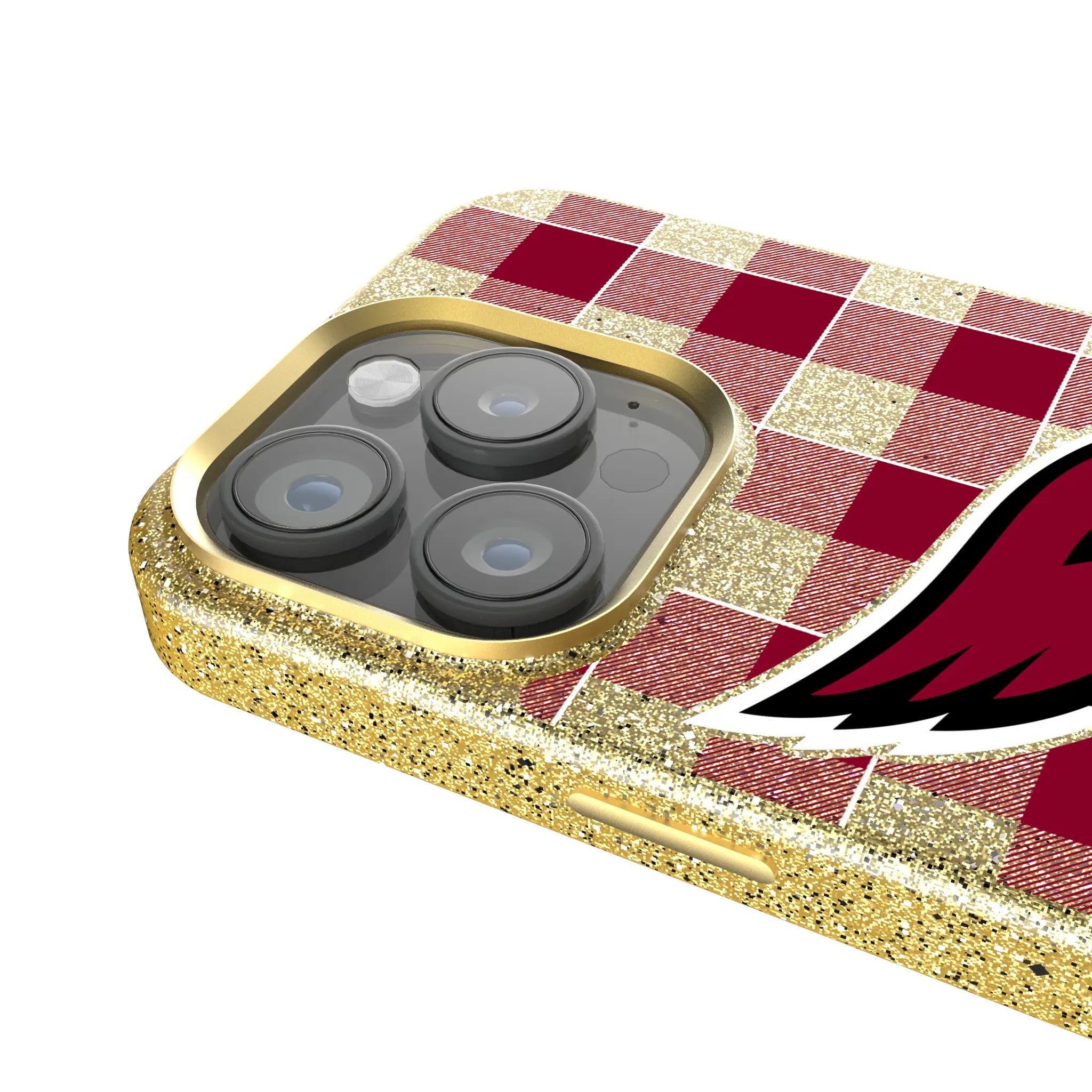 Arizona Cardinals Plaid Bling Phone Case