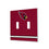 Arizona Cardinals Stripe Hidden-Screw Light Switch Plate