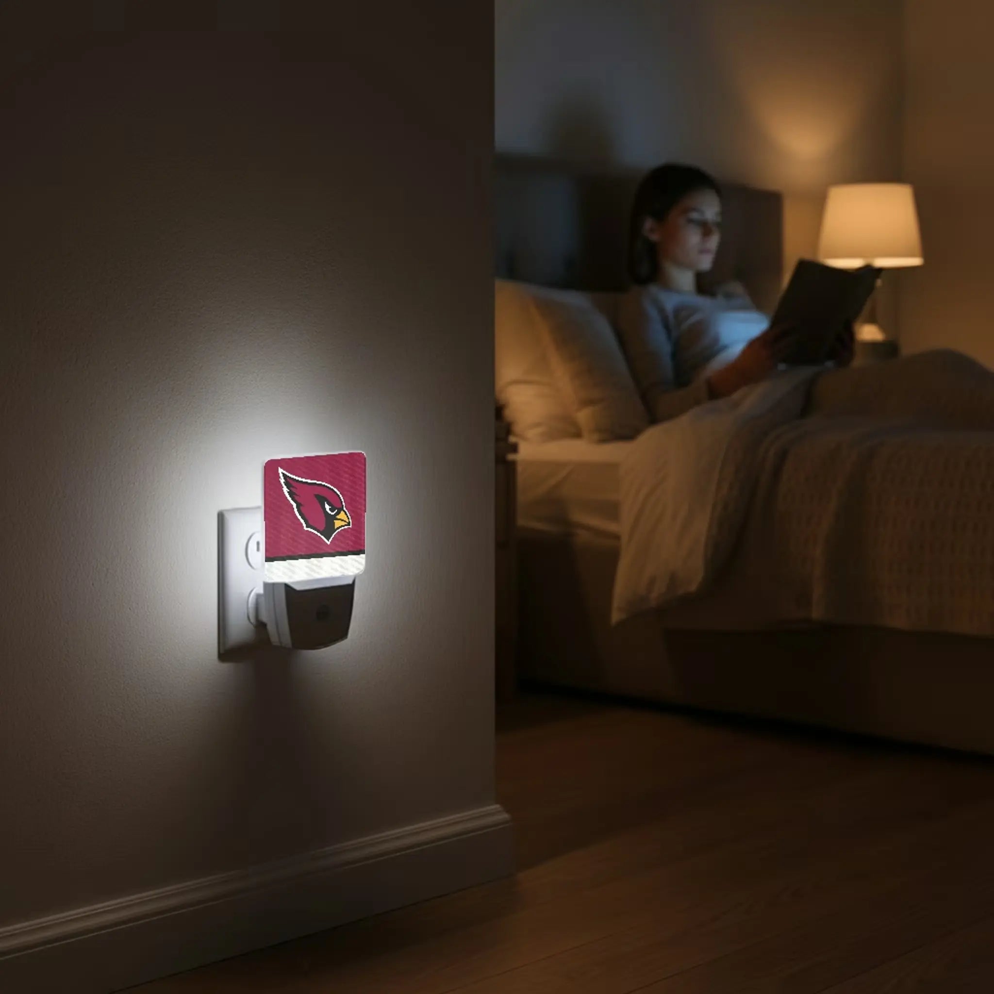 Arizona Cardinals Stripe Night Light 2-Pack