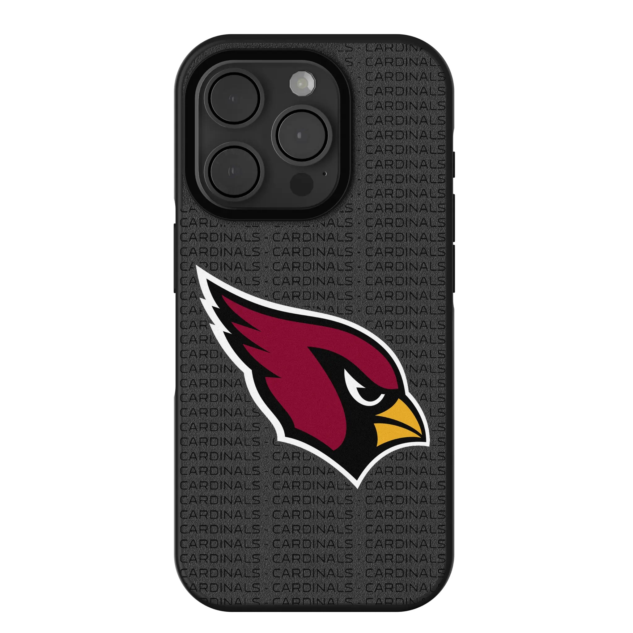 Arizona Cardinals Text Backdrop Bump Phone Case