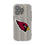 Arizona Cardinals Text Backdrop Clear Phone Case for Apple iPhone