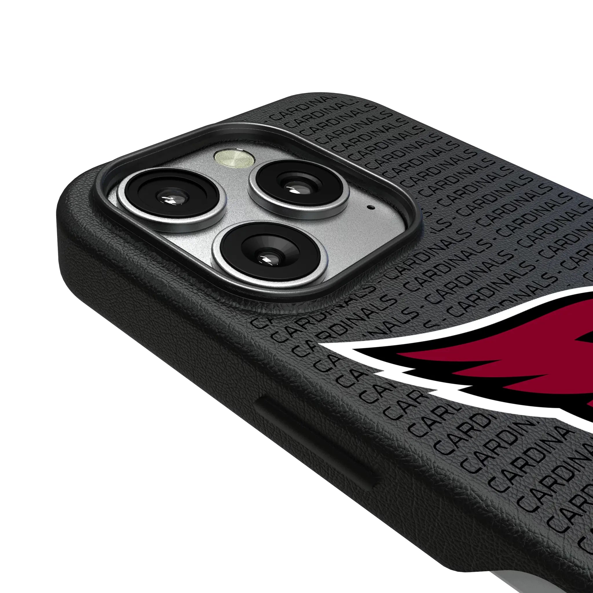 Arizona Cardinals Text Backdrop MagSafe Compatible Phone Case for Apple iPhone