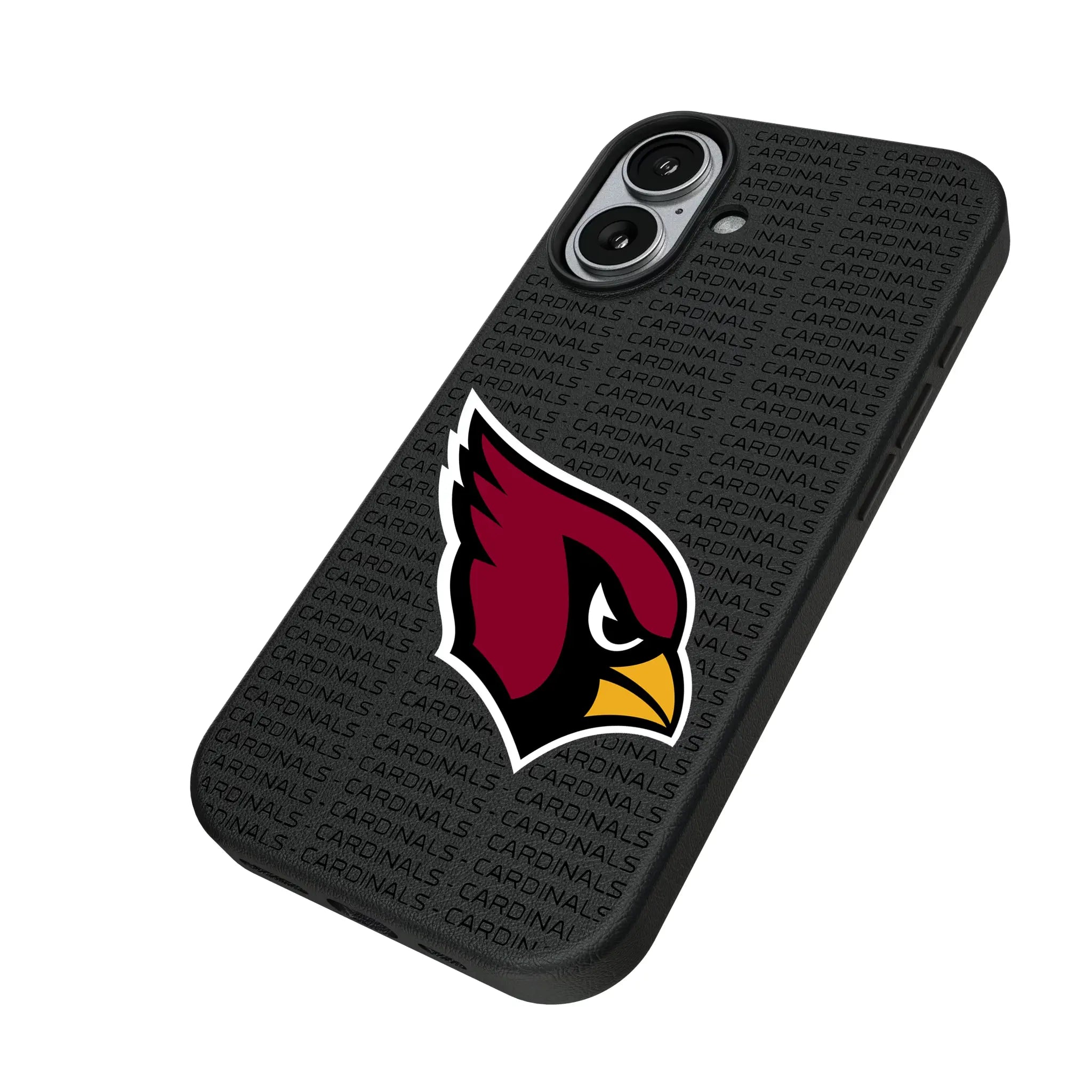 Arizona Cardinals Text Backdrop MagSafe Compatible Phone Case for Apple iPhone