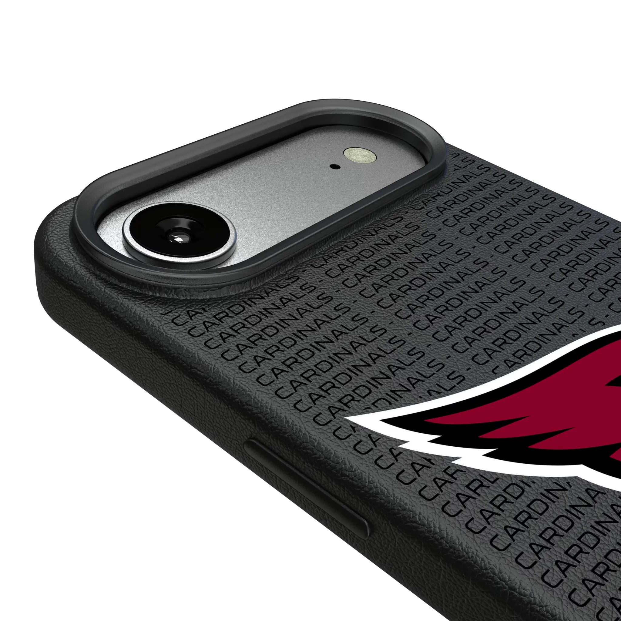 Arizona Cardinals Text Backdrop MagSafe Compatible Phone Case for Apple iPhone
