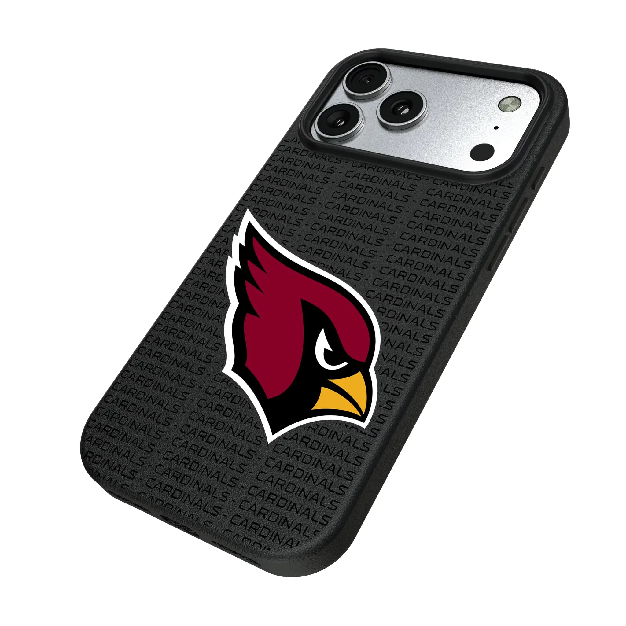 Arizona Cardinals Text Backdrop MagSafe Compatible Phone Case for Apple iPhone