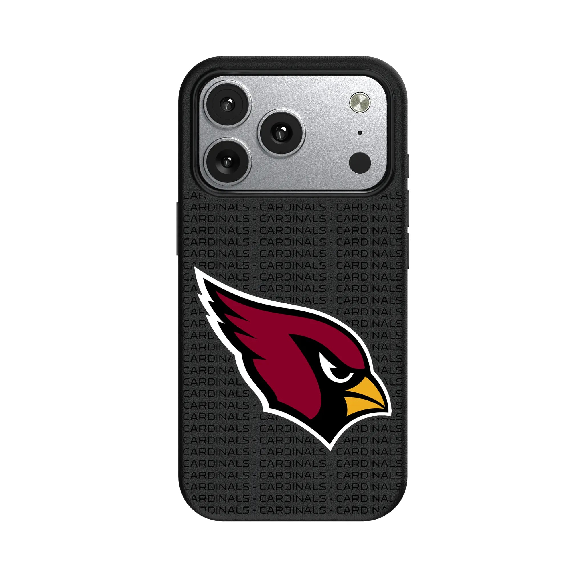 Arizona Cardinals Text Backdrop MagSafe Compatible Phone Case for Apple iPhone
