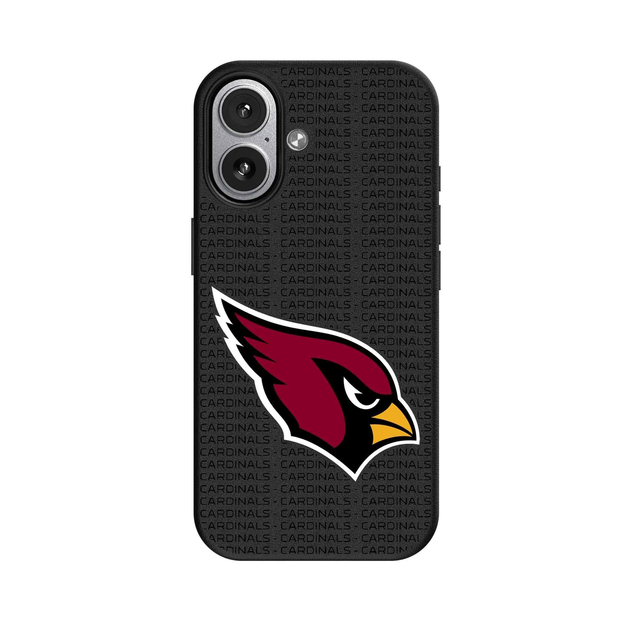 Arizona Cardinals Text Backdrop MagSafe Compatible Phone Case for Apple iPhone