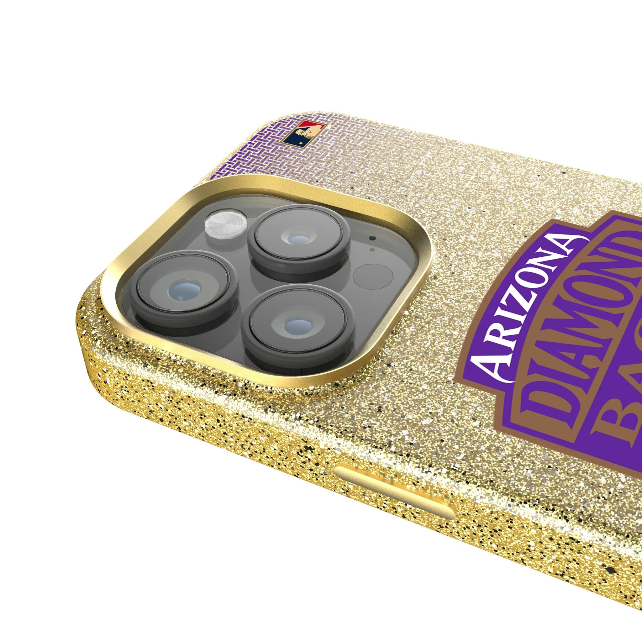 Arizona Diamondbacks 1999-2006 - Cooperstown Collection Linen Bling Phone Case for Apple iPhone