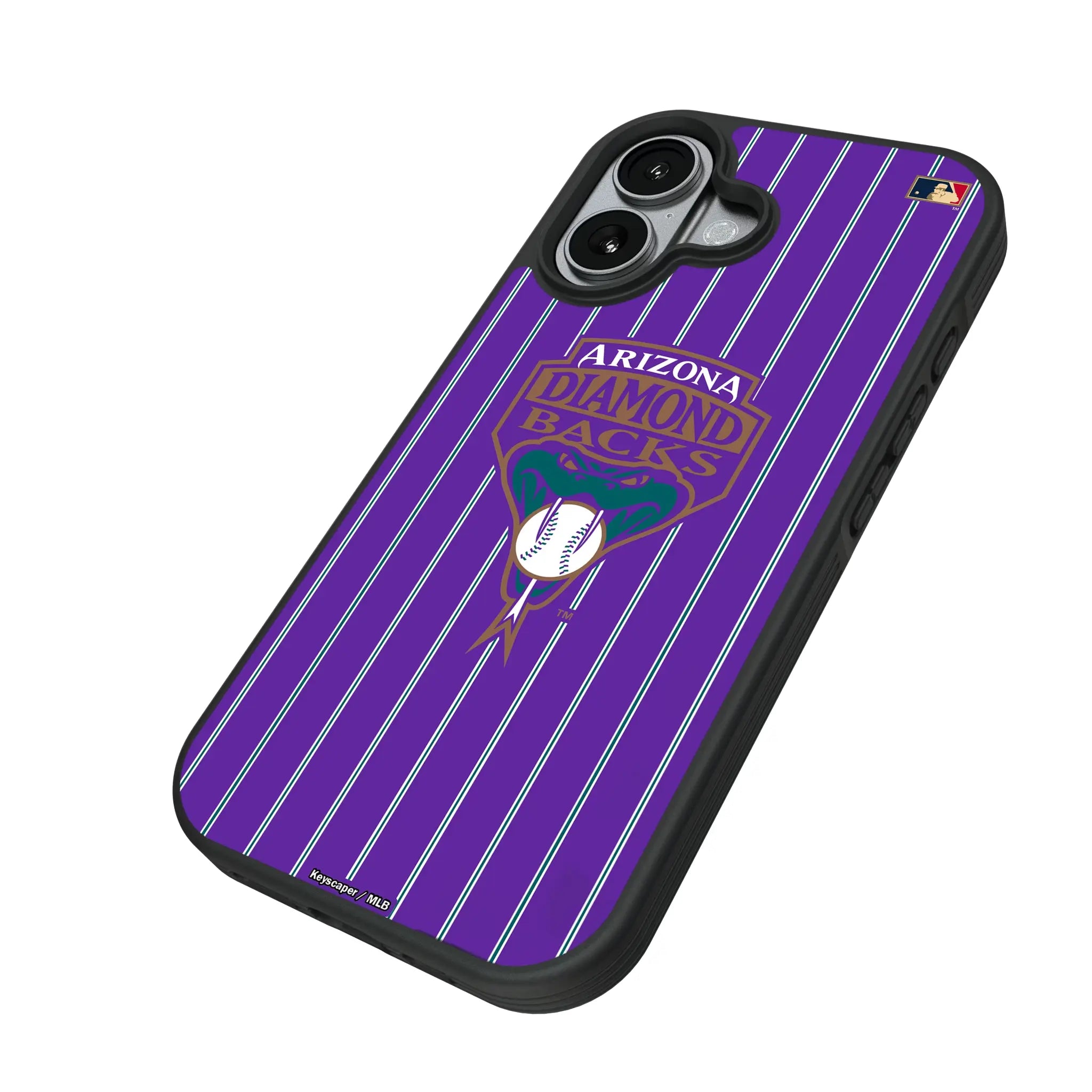 Arizona Diamondbacks 1999-2006 - Cooperstown Collection Pinstripe Bump Phone Case